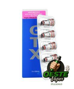 Resistencia Vaporesso gtx 0.4 mesh coil 26-32W