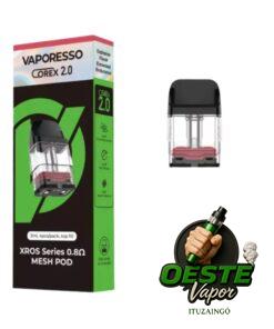 Cartucho XROS - 0.8 ohm 3ml